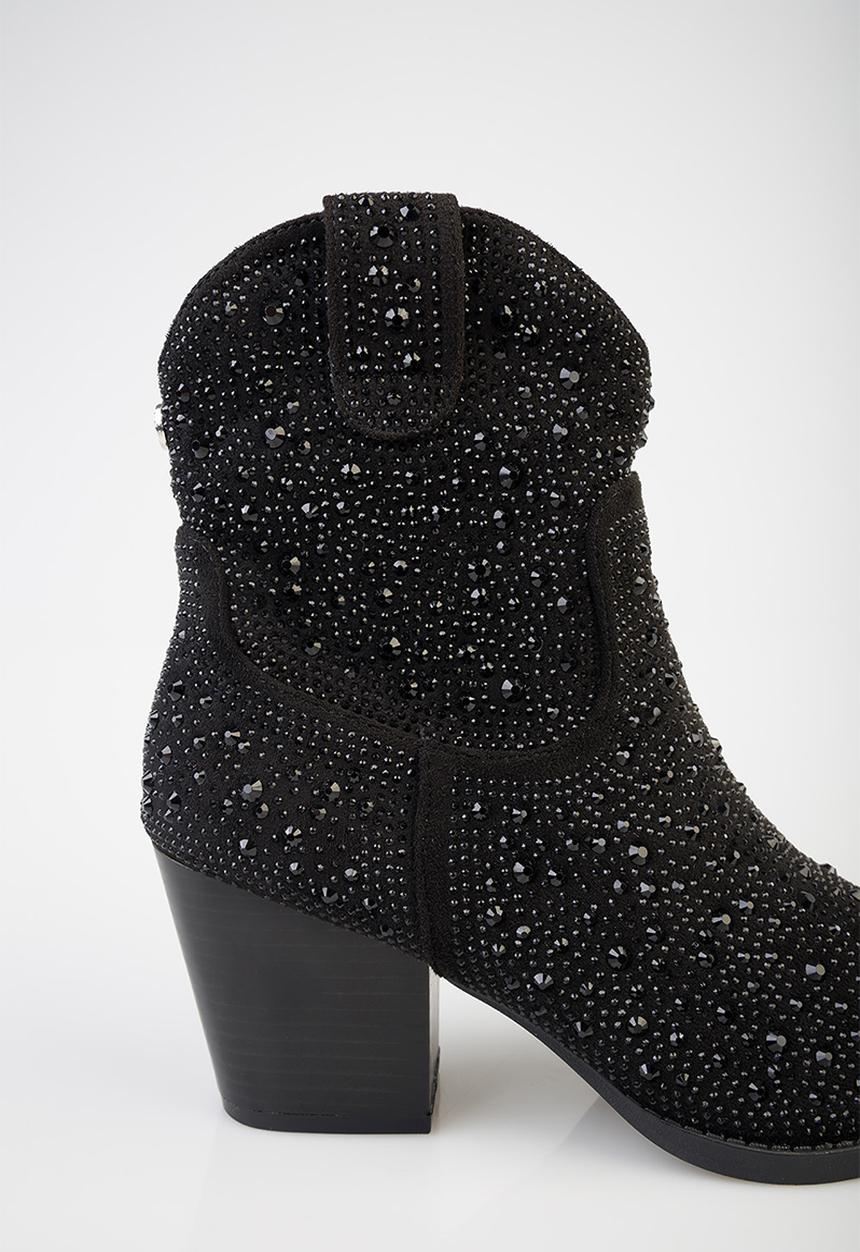 SISSY BOY - Christina Gem Ankle Boot - Black