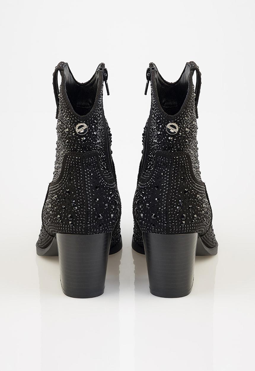 SISSY BOY - Christina Gem Ankle Boot - Black