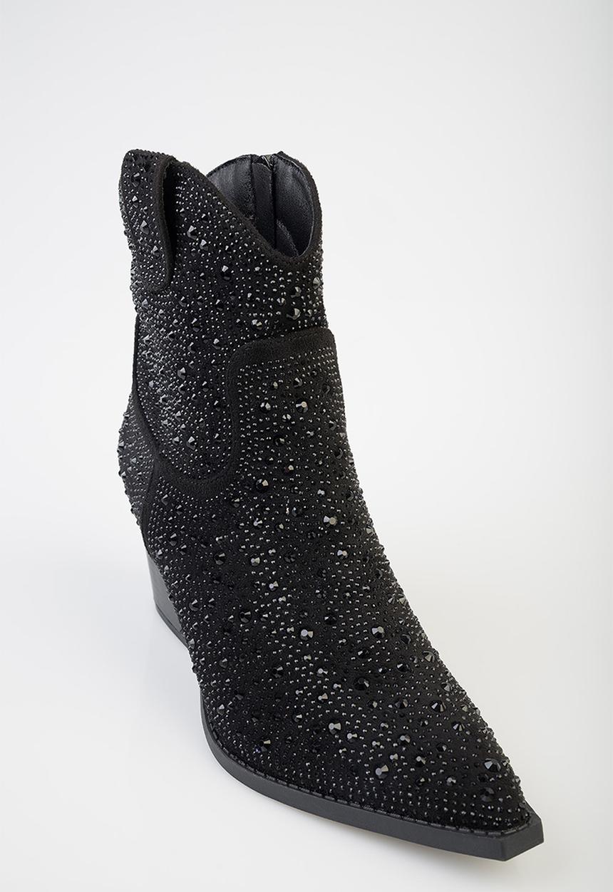 SISSY BOY - Christina Gem Ankle Boot - Black