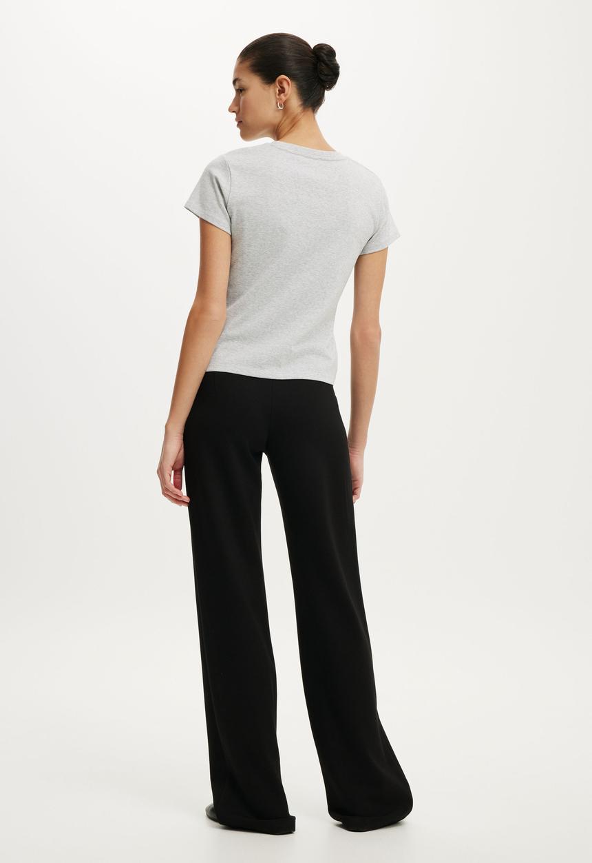 Cotton On - Luca ponte pant - black