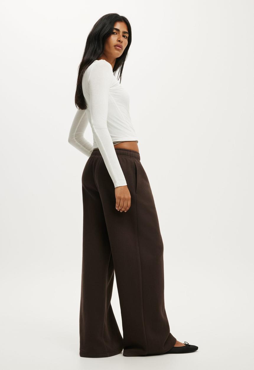 Cotton On - Baggy Sweatpant - Dark Oak