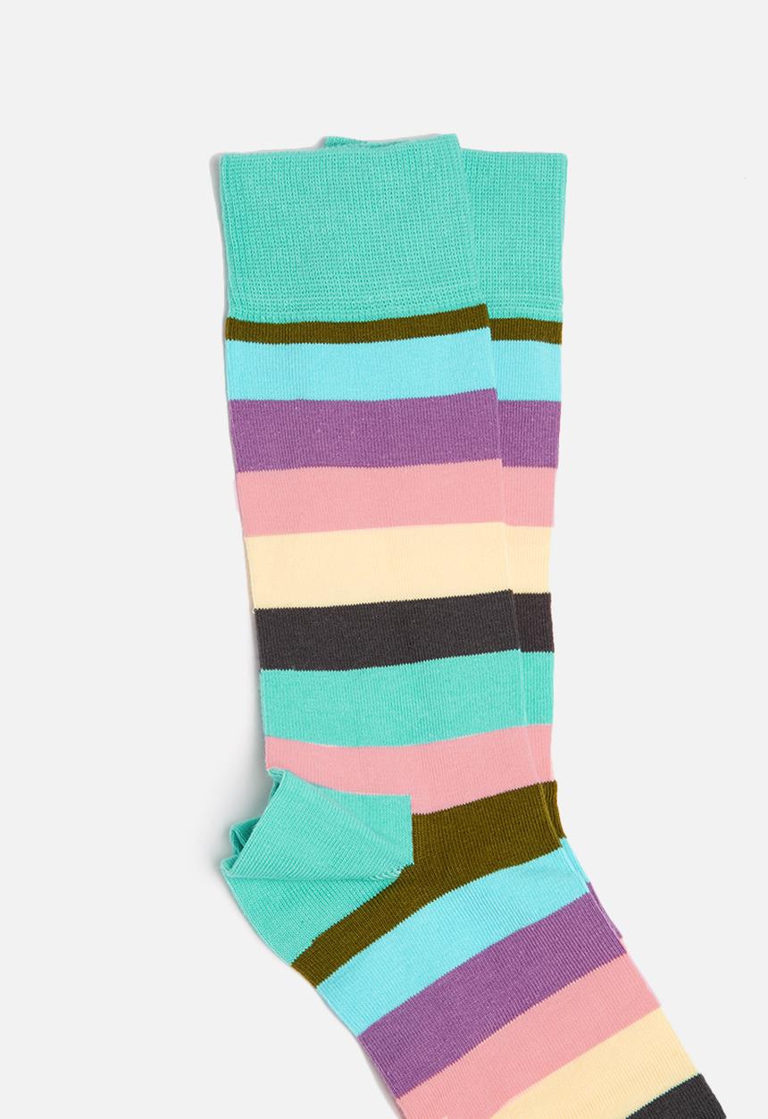 Happy Socks - Dot Gift Box - Purple - Blue - Moss Green