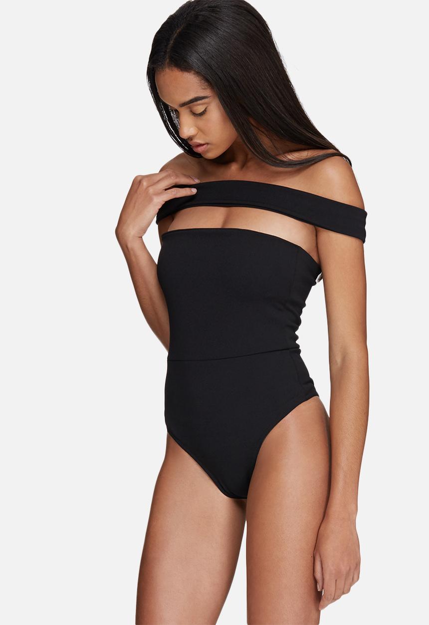 Missguided - Cut out panel bardot bodysuit