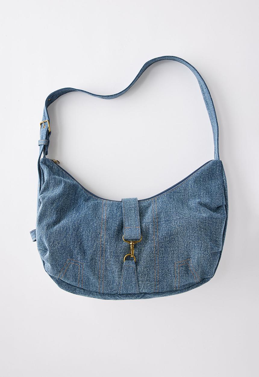 Rubi - Dylan slouchy crossbody bag - washed blue denim