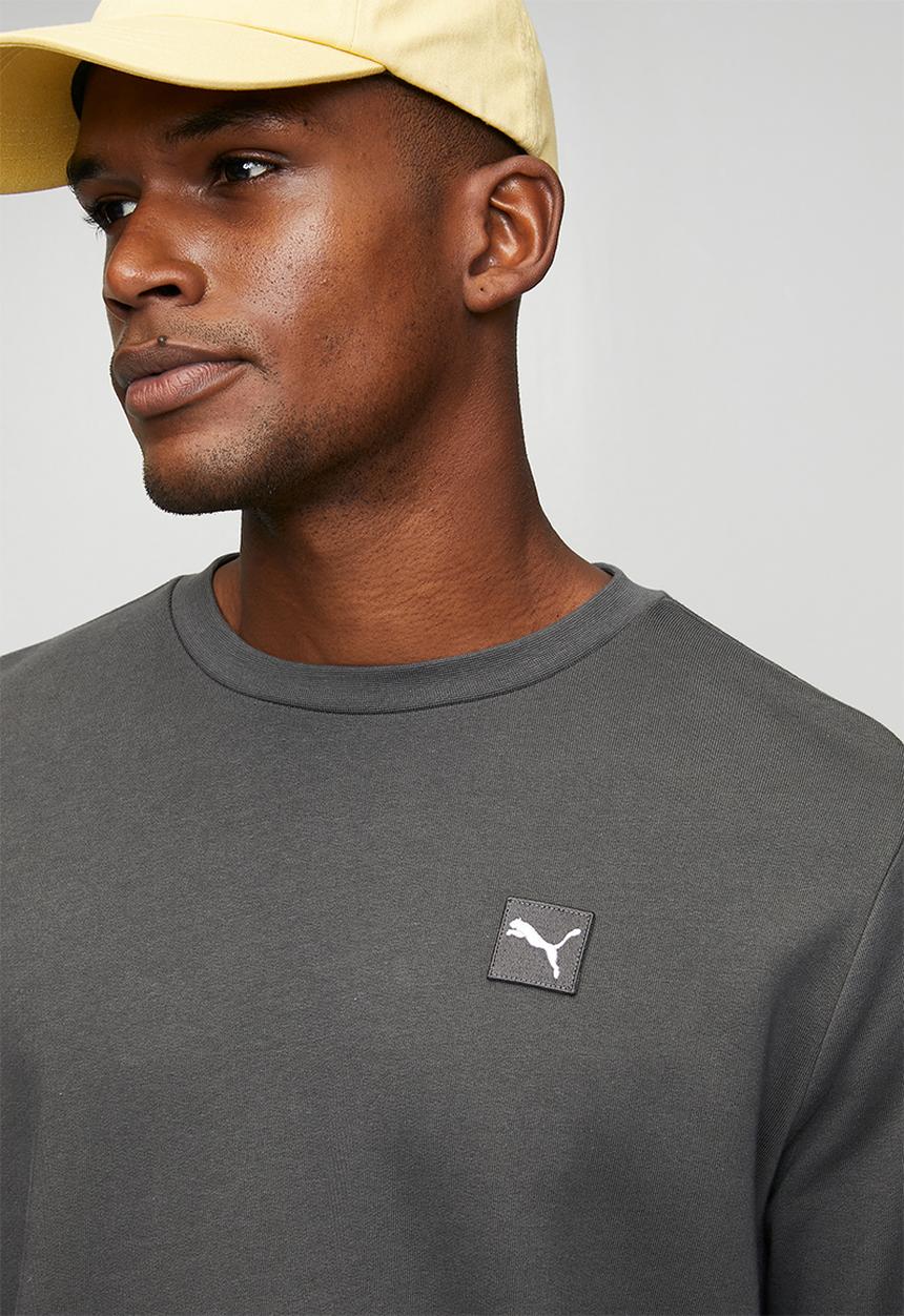 PUMA - ESS ELEVATED Crew TR M - Dusky Gray