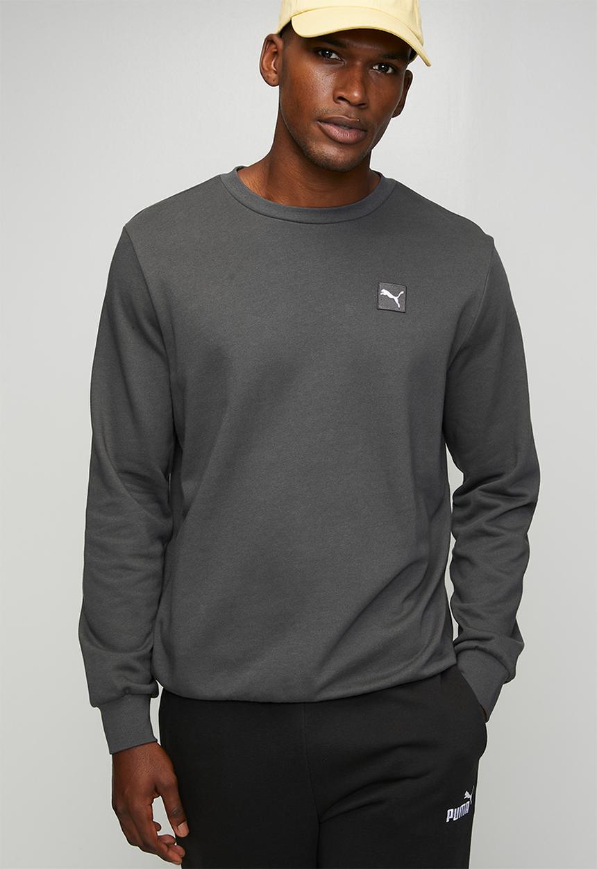 PUMA - ESS ELEVATED Crew TR M - Dusky Gray