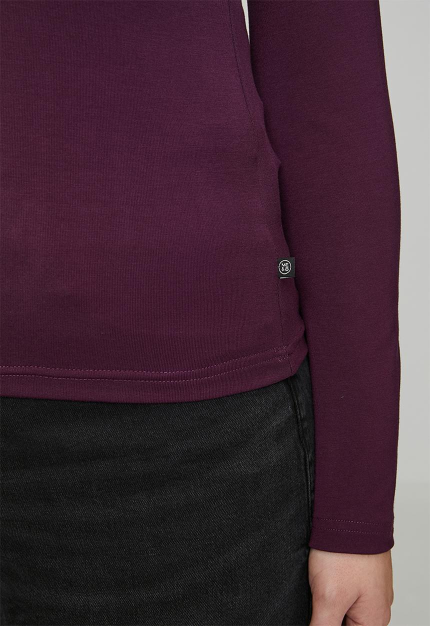 Me&B - Plus Luxe Poloneck Essential - Burgundy