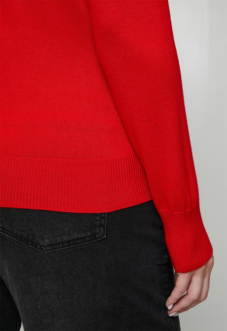 Me&B - Plus Luxe Jumper - Cherry Red