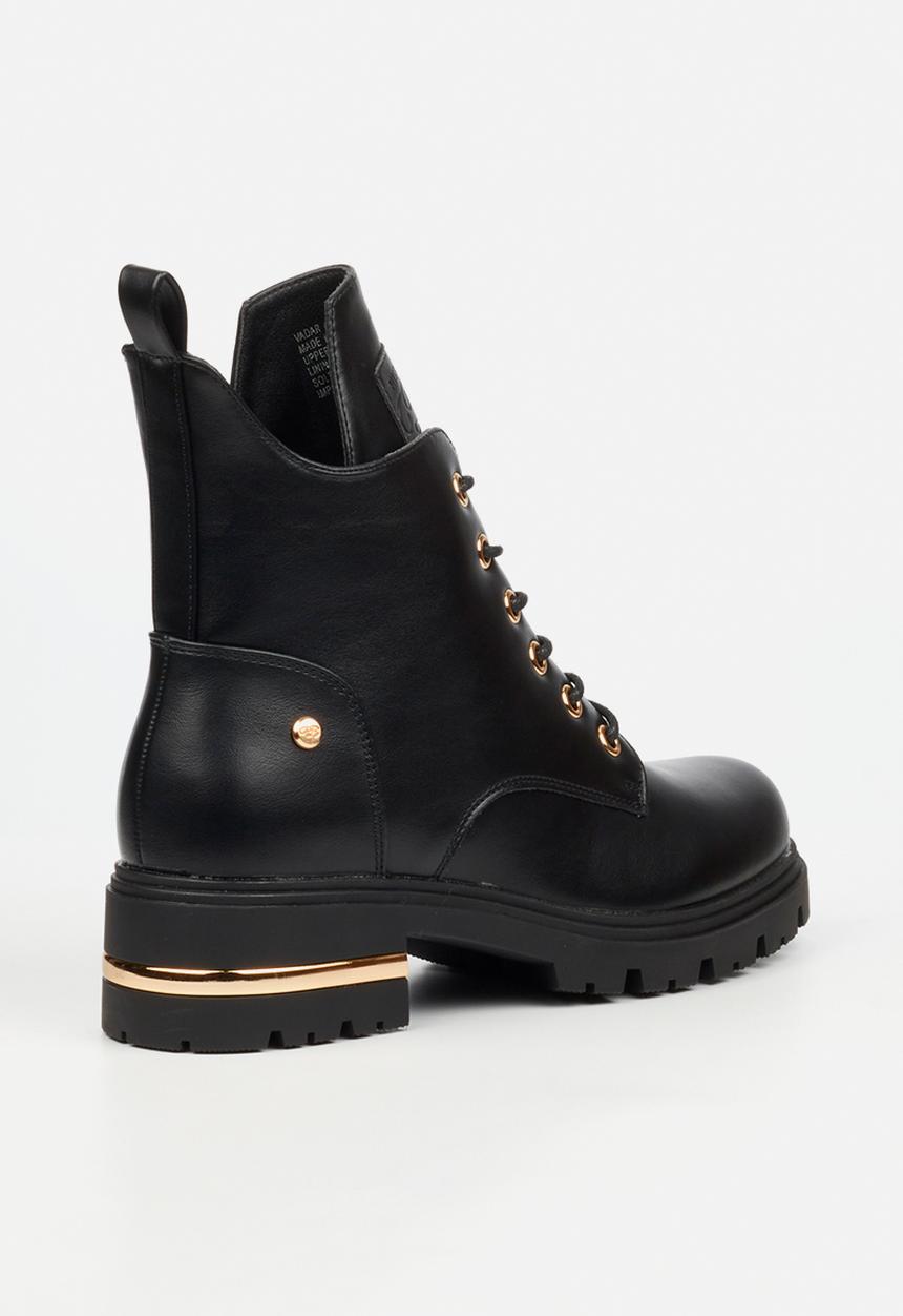 Miss Black - Vadar 4 lace up ankle boot - black