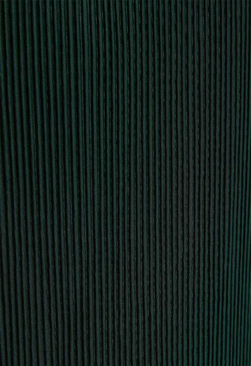 Me&B - Plus Pull on Plisse Pants - Bottle Green