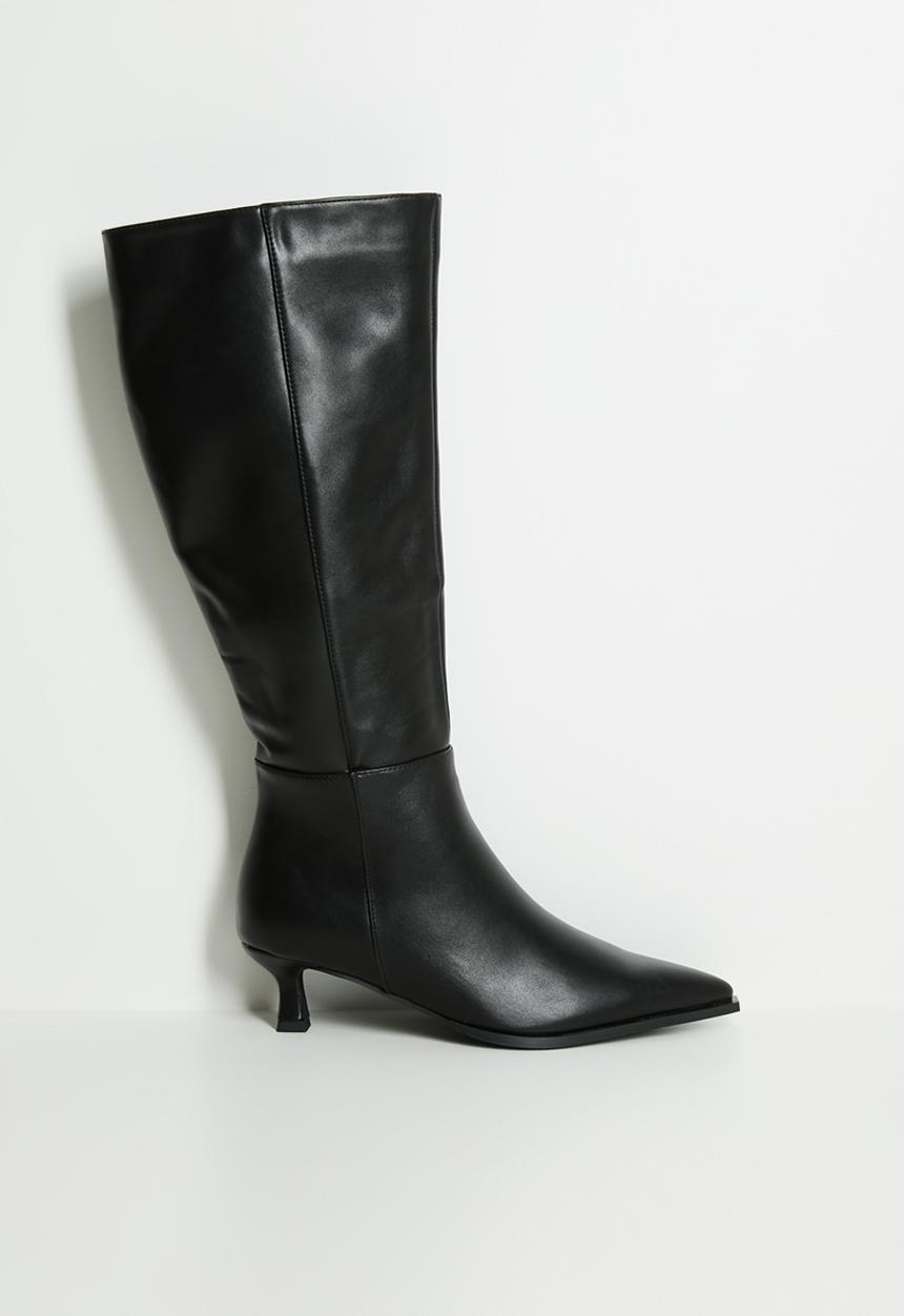Raid London - Soho knee length boot - black 