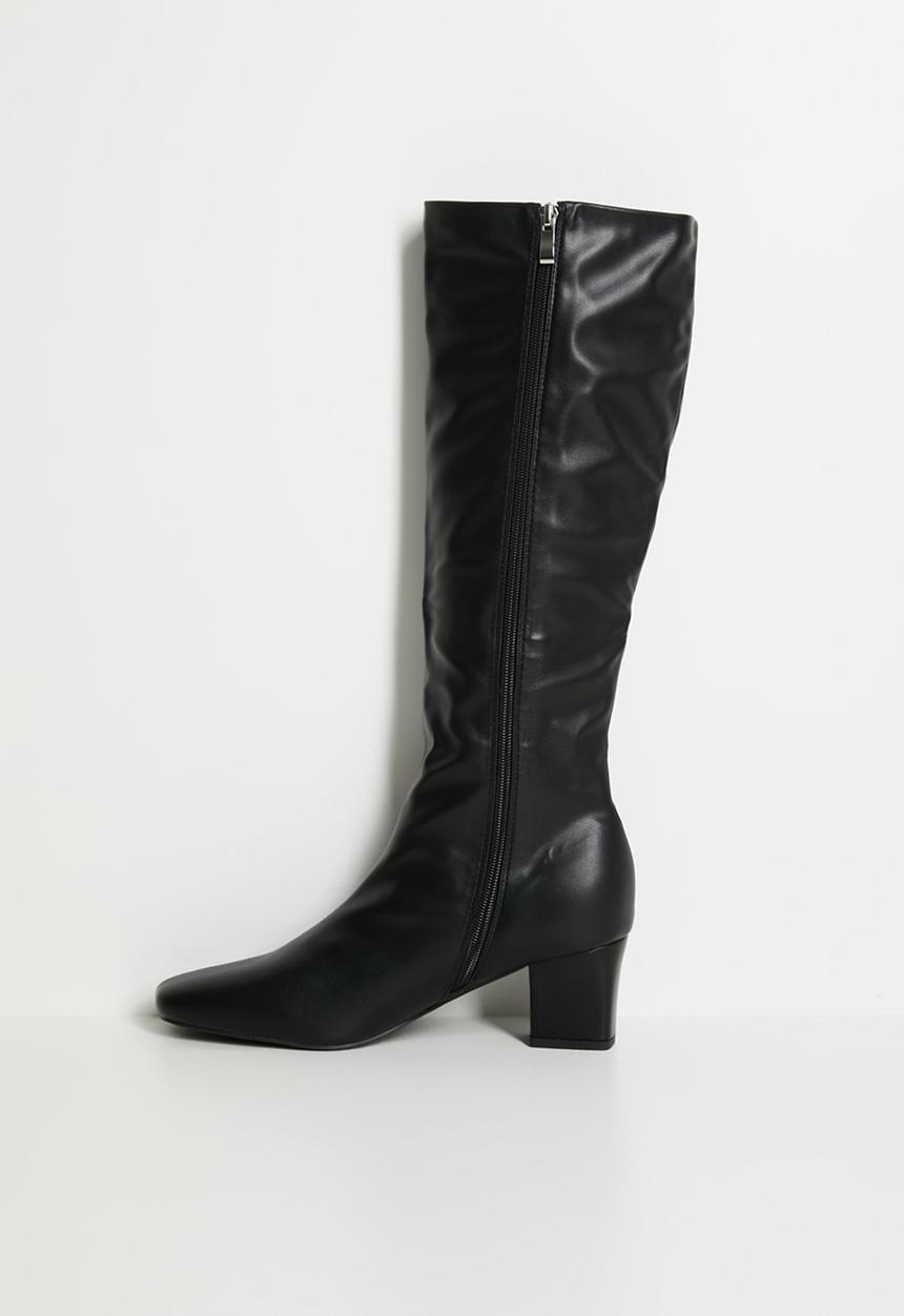 Raid London - Peyton knee length boot - black 