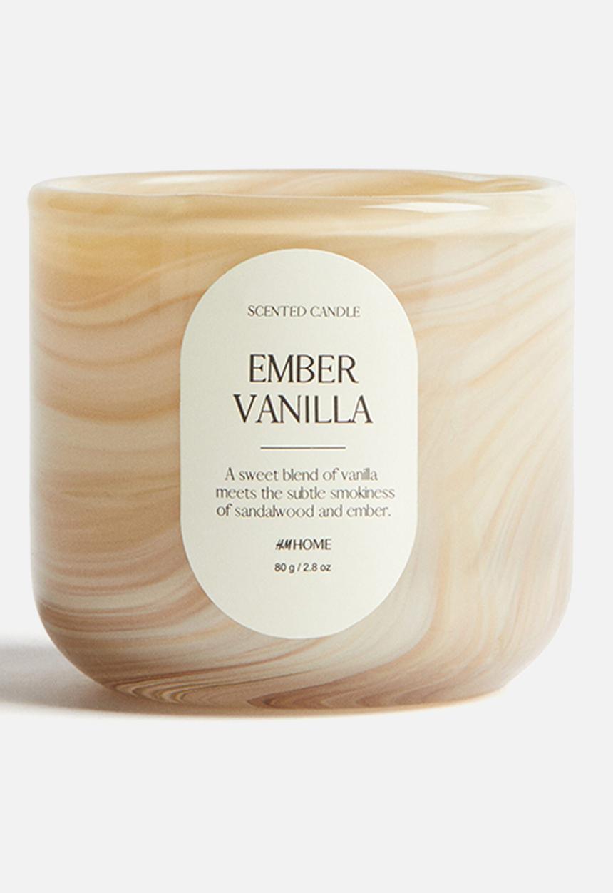 H&M - Scented candle in glass holder - ember vanilla 