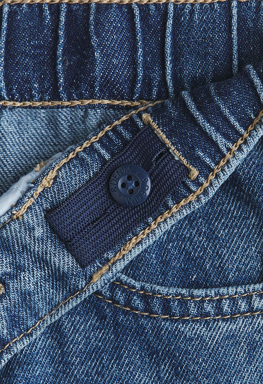 H&M - Relaxed tapered fit jeans - dark denim blue 