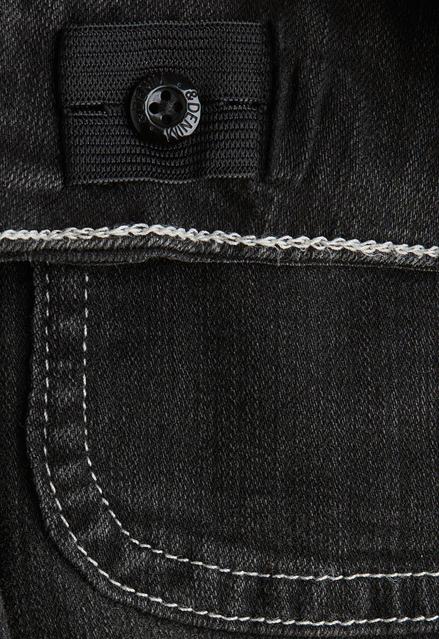 H&M - Bootcut leg low jeans - denim black 