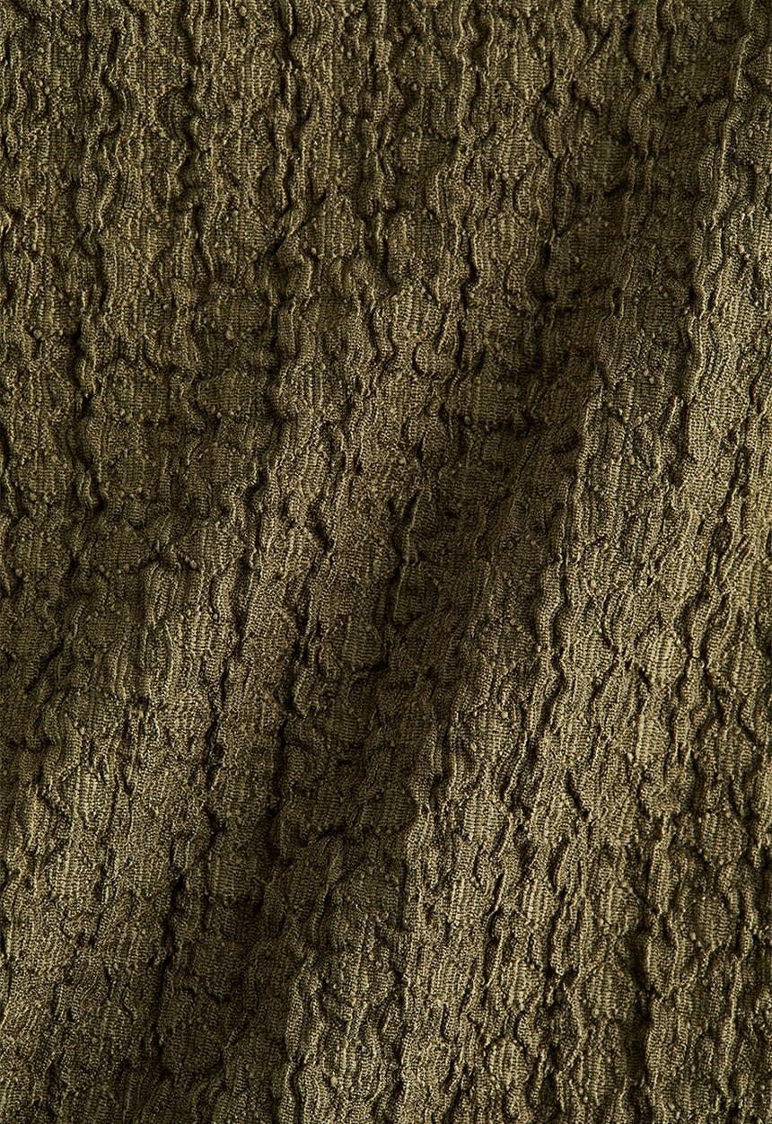 H&M - Textured jersey top - khaki green