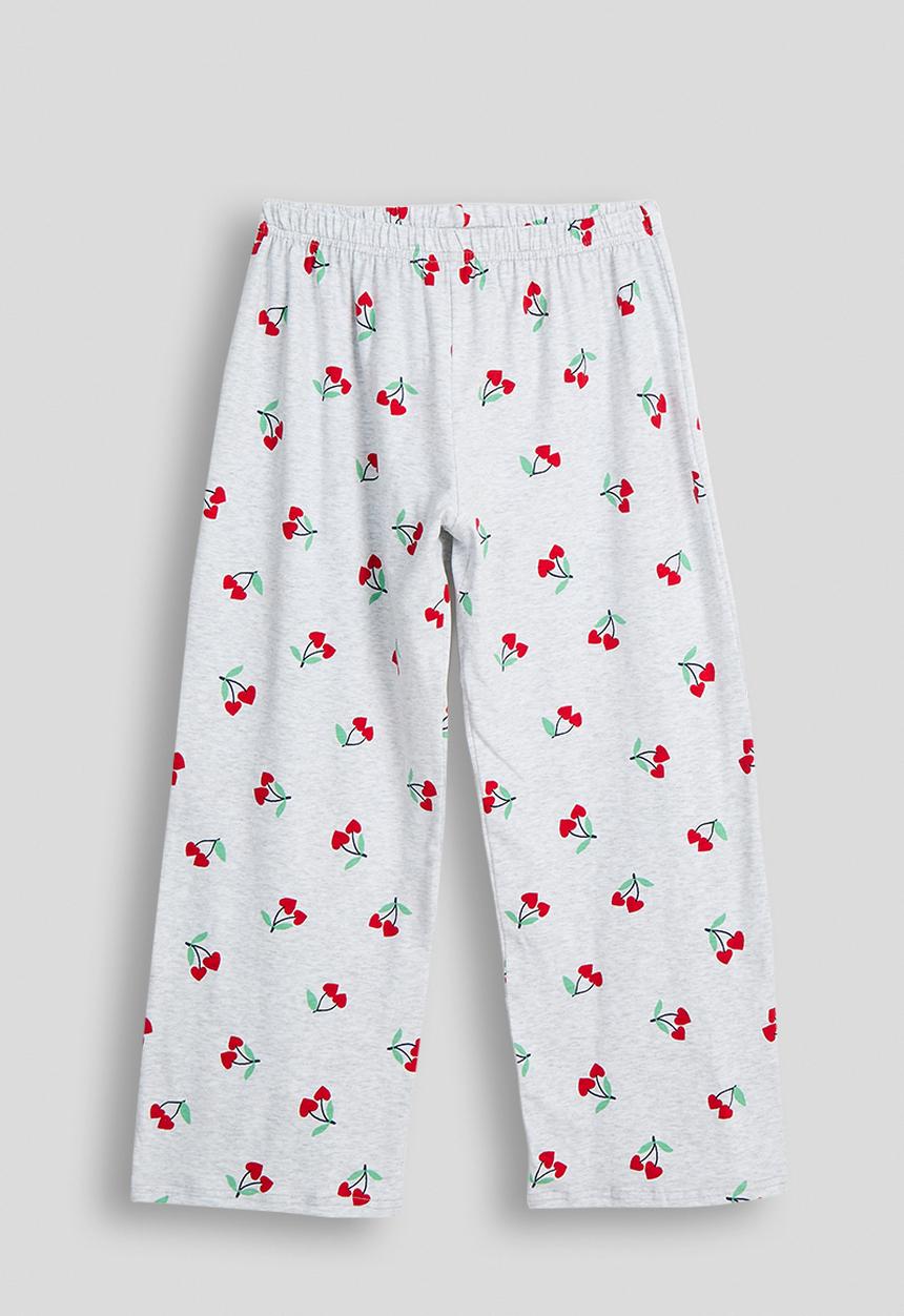 Pop Candy - Cherry print pj set - grey