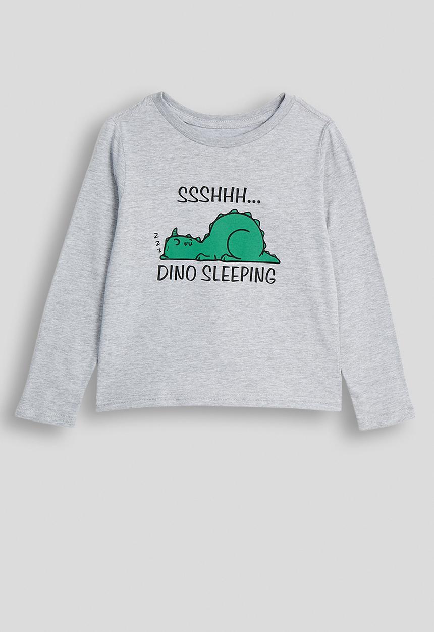 Pop Candy - Dino pj set - grey