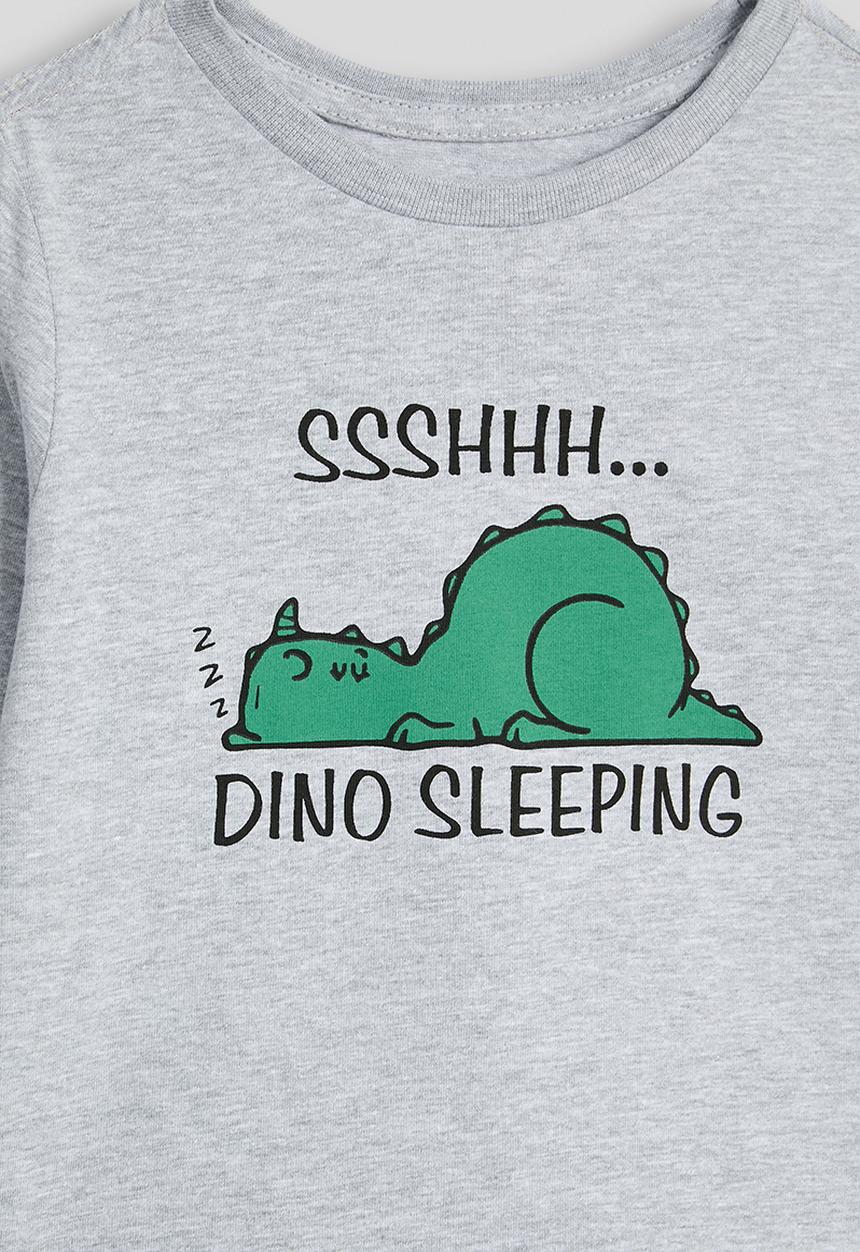 Pop Candy - Dino pj set - grey