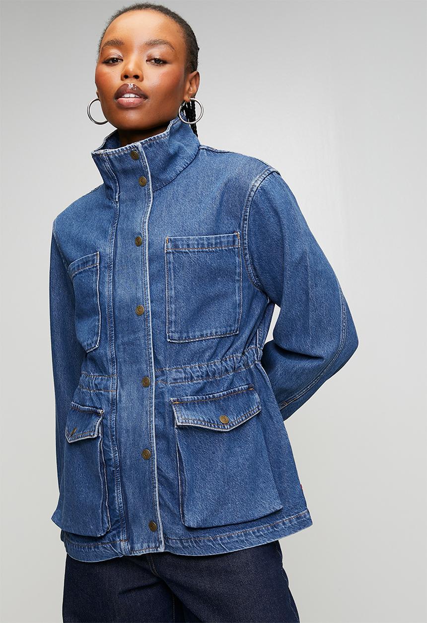 Levi’s® - Karlie utility jacket - med indigo - worn in