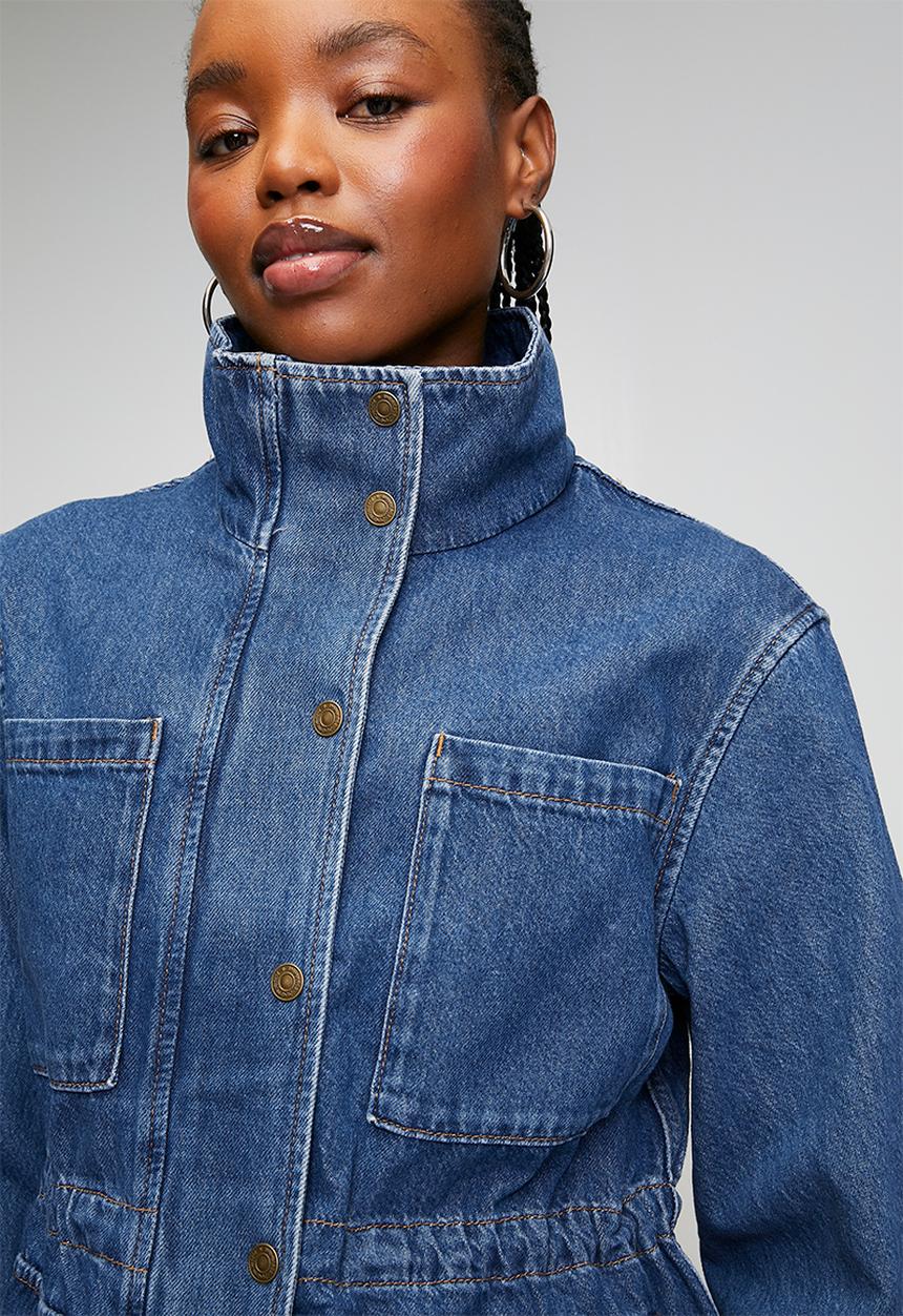 Levi’s® - Karlie utility jacket - med indigo - worn in