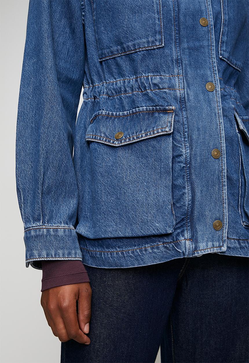 Levi’s® - Karlie utility jacket - med indigo - worn in