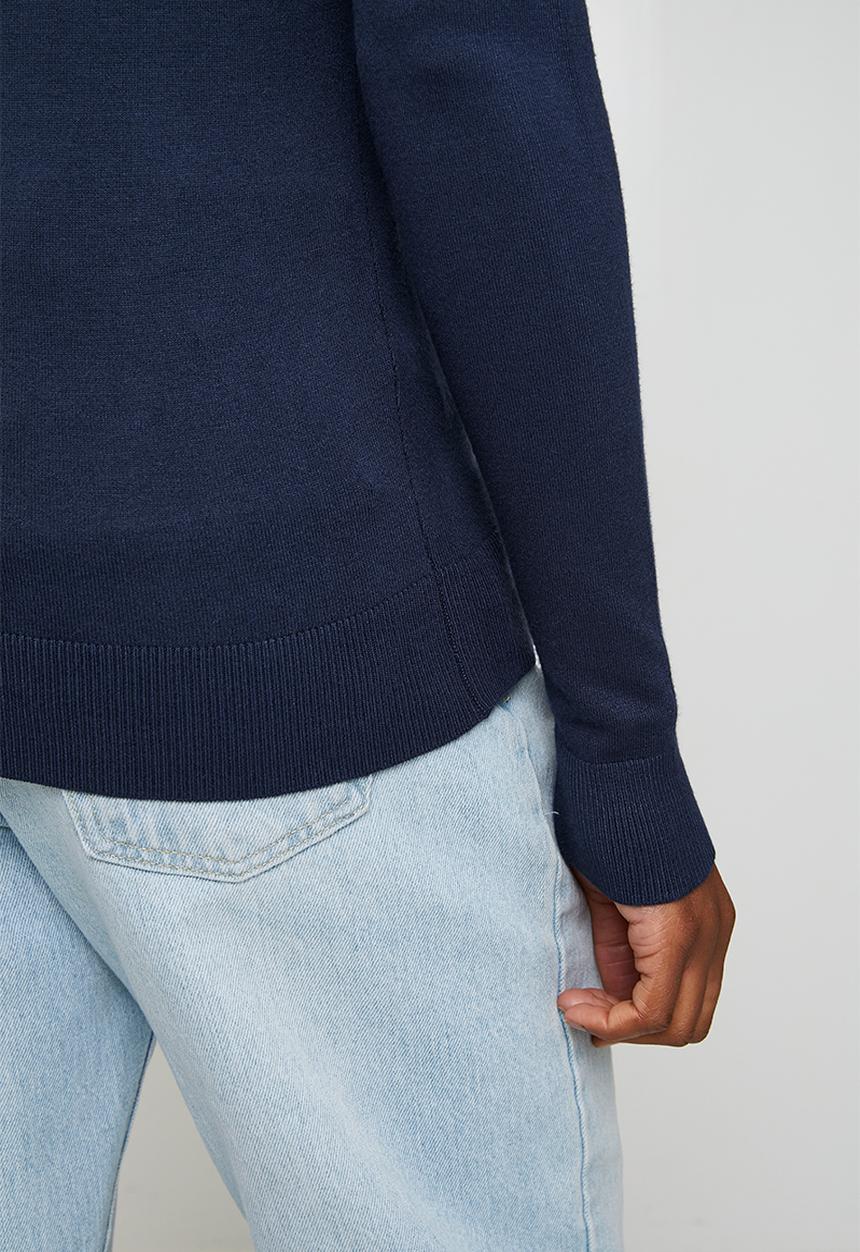 GUESS - Reyna Logo Sweater - Suiting Blue