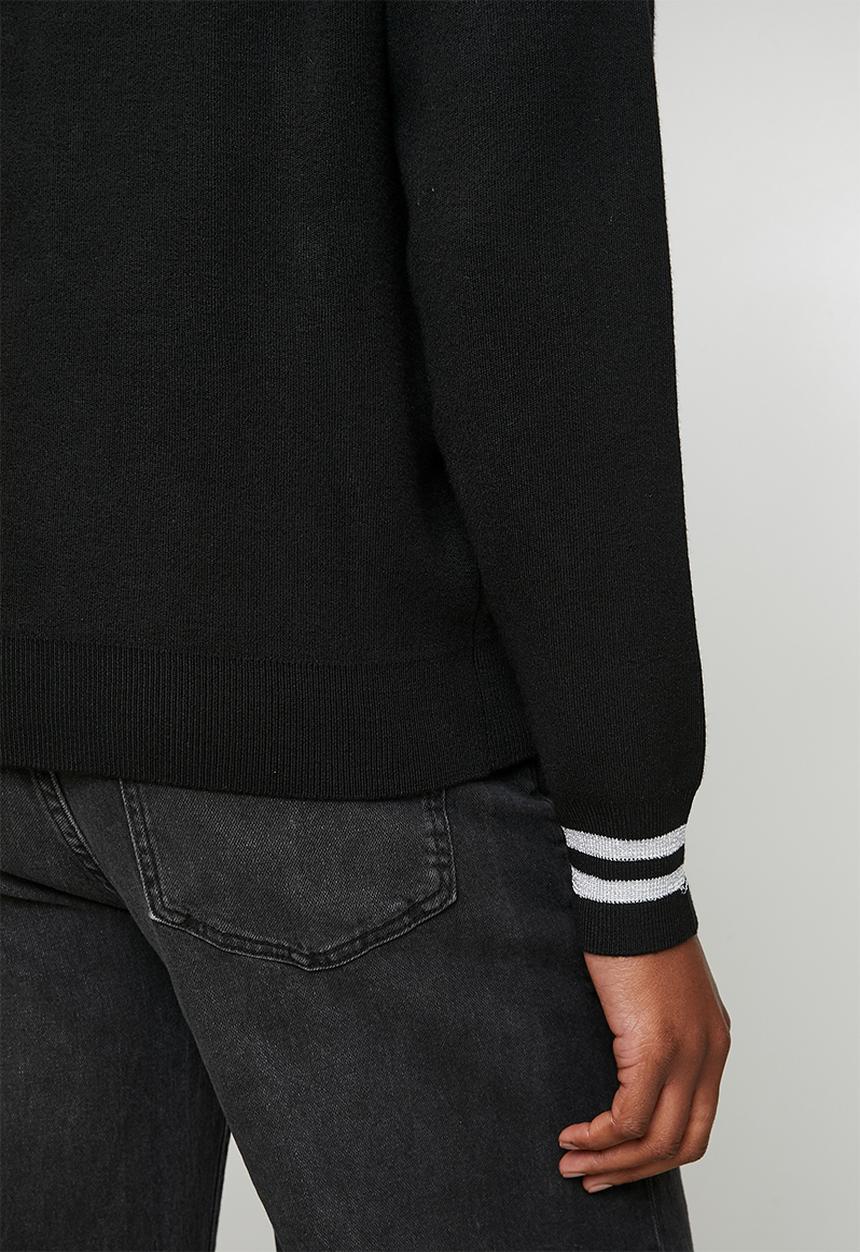 GUESS - Sylvie Logo Sweater - Jet Black