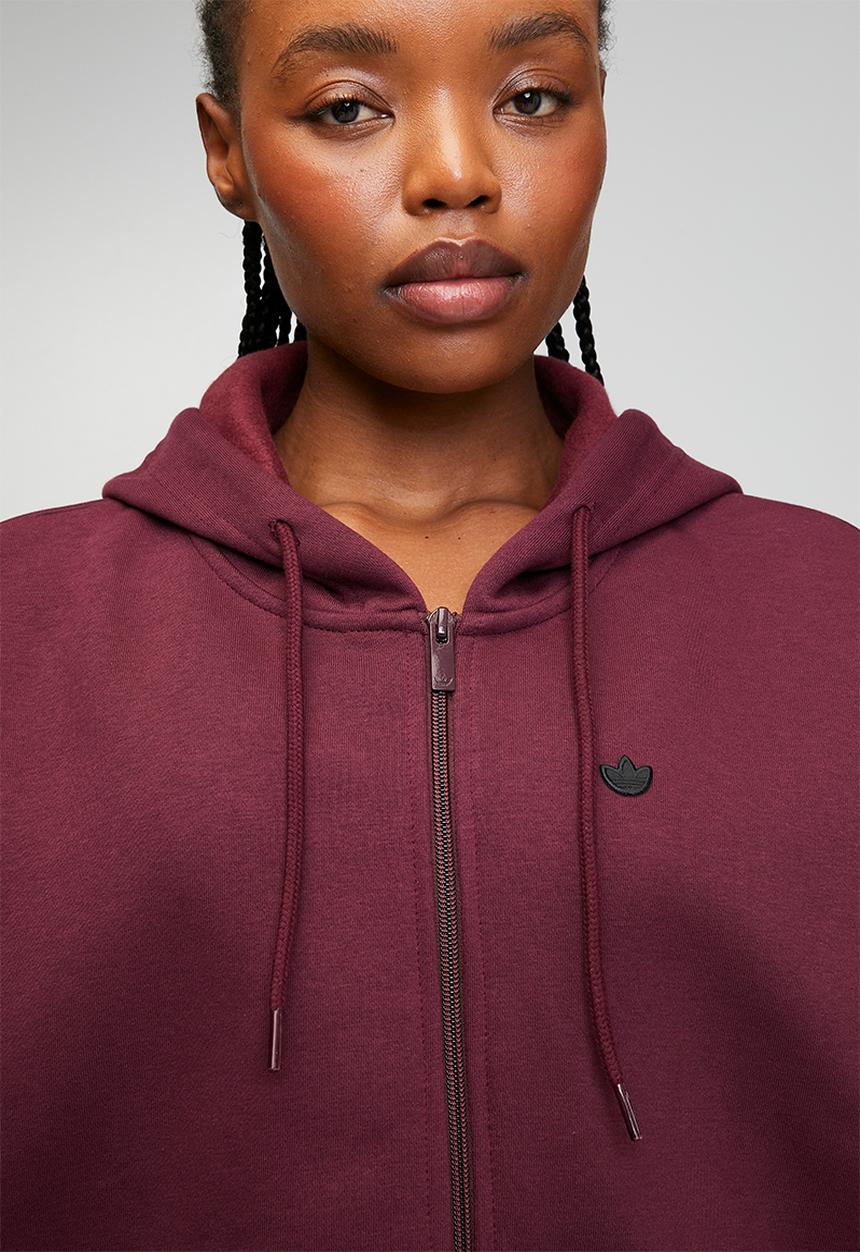 adidas Originals - Ess F Z Hoodie W S26 - Maroon