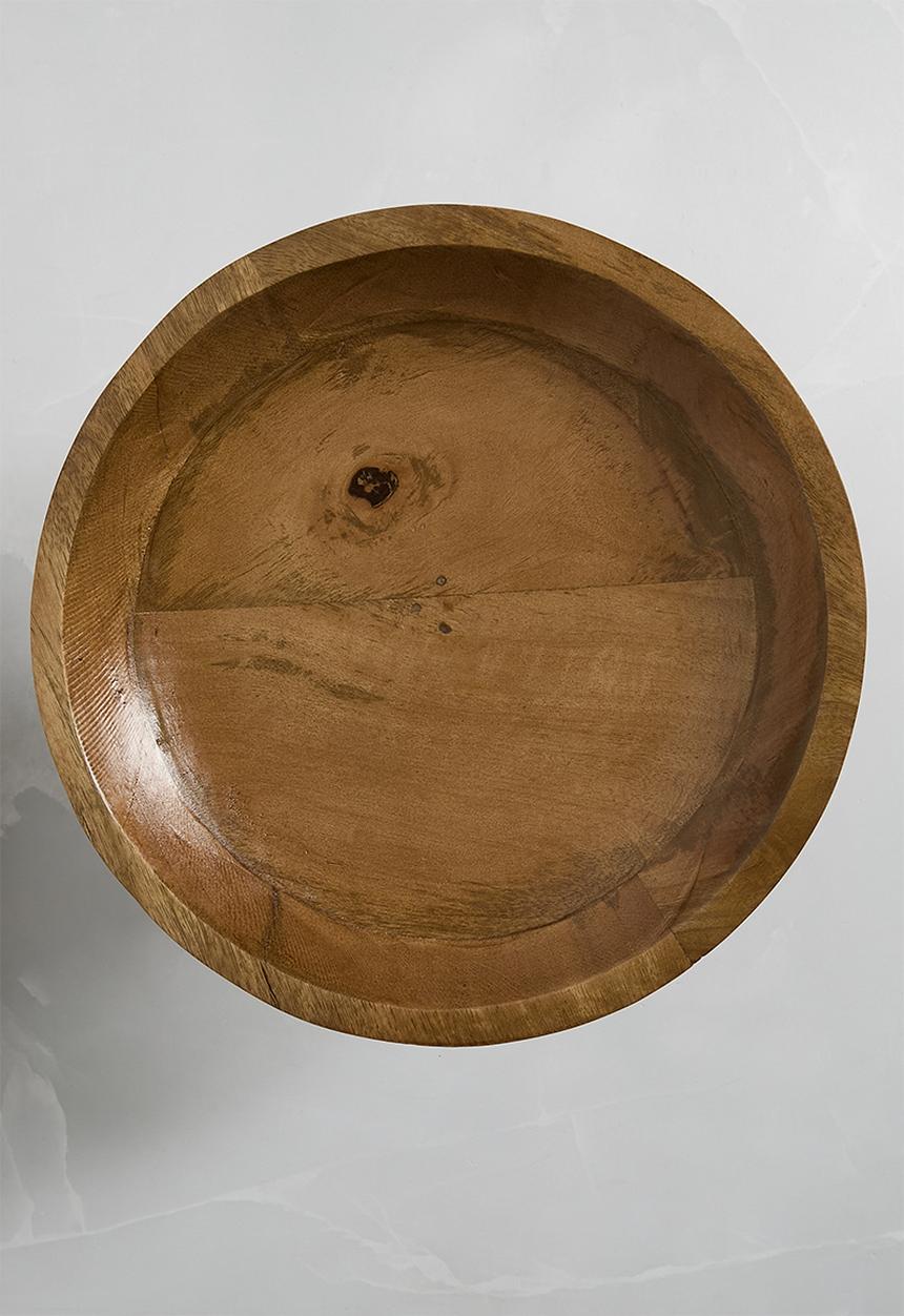 Sixth Floor - Carved Wooden Bowl - Natural