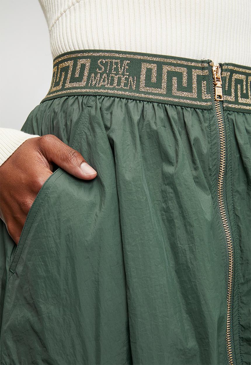 Steve Madden - Ladies betty fit & flare cargo skirt - dark sage