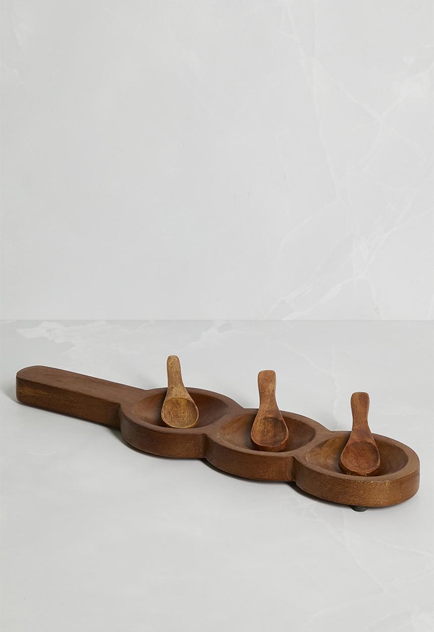Sixth Floor - Wooden Tapas Server - Natural
