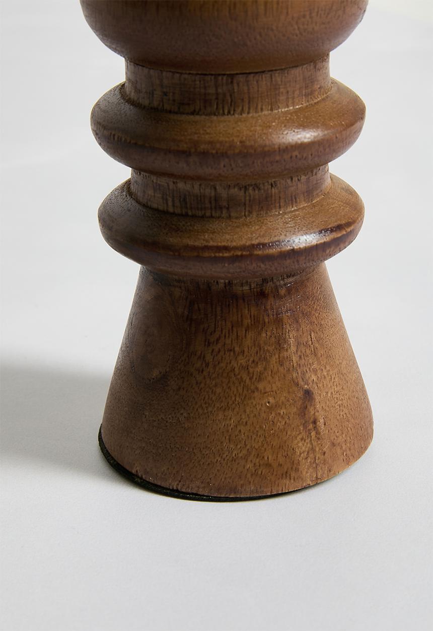 Sixth Floor - Wooden Candle Holder - Natural