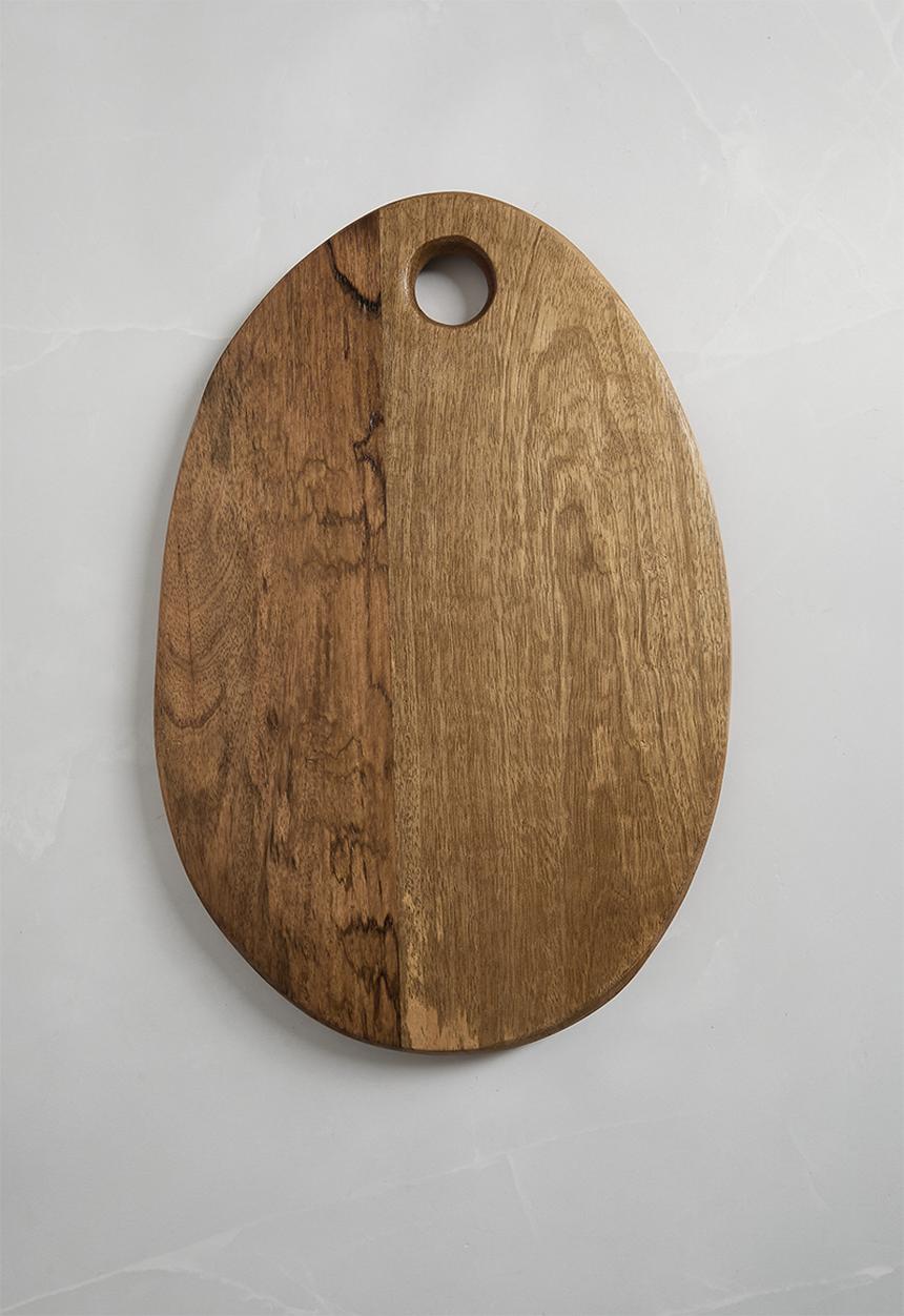 Sixth Floor - Organic Shape Wooden Chopping Board - Natural