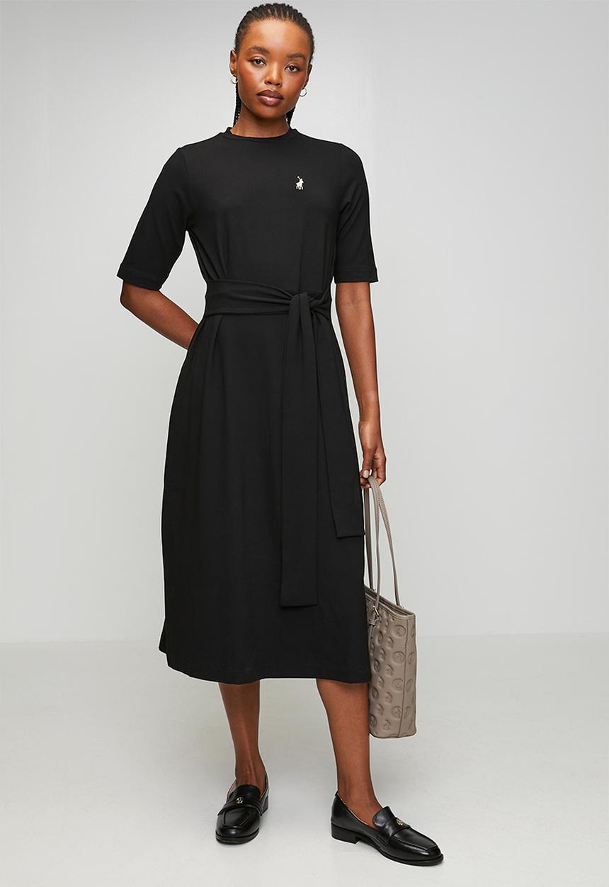 POLO - Wmn Melody Casual Wrap Dress - Black
