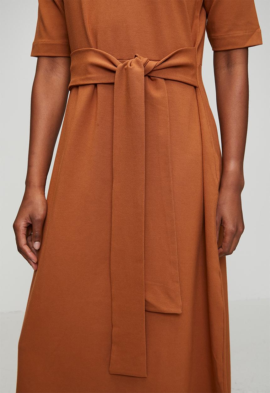 POLO - Wmn Melody Casual Wrap Dress - Clay