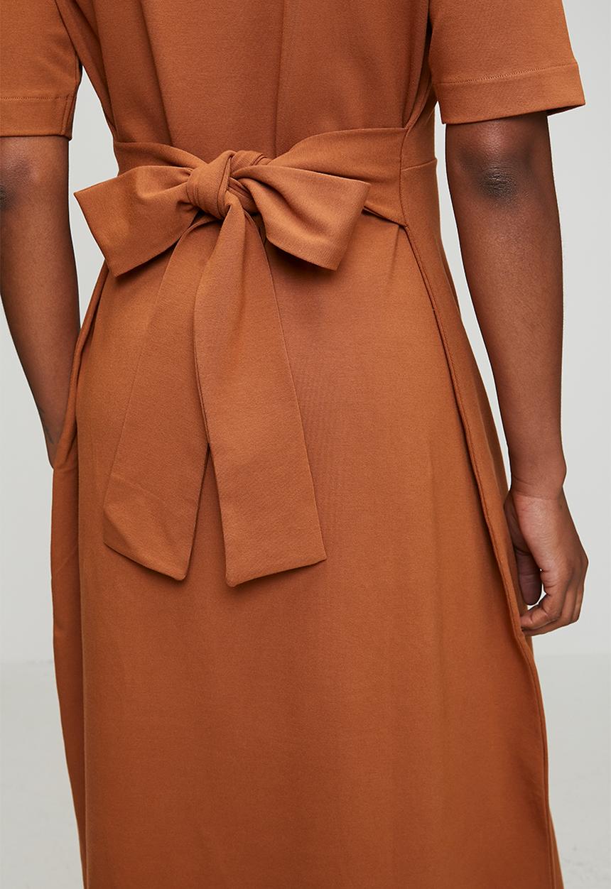POLO - Wmn Melody Casual Wrap Dress - Clay