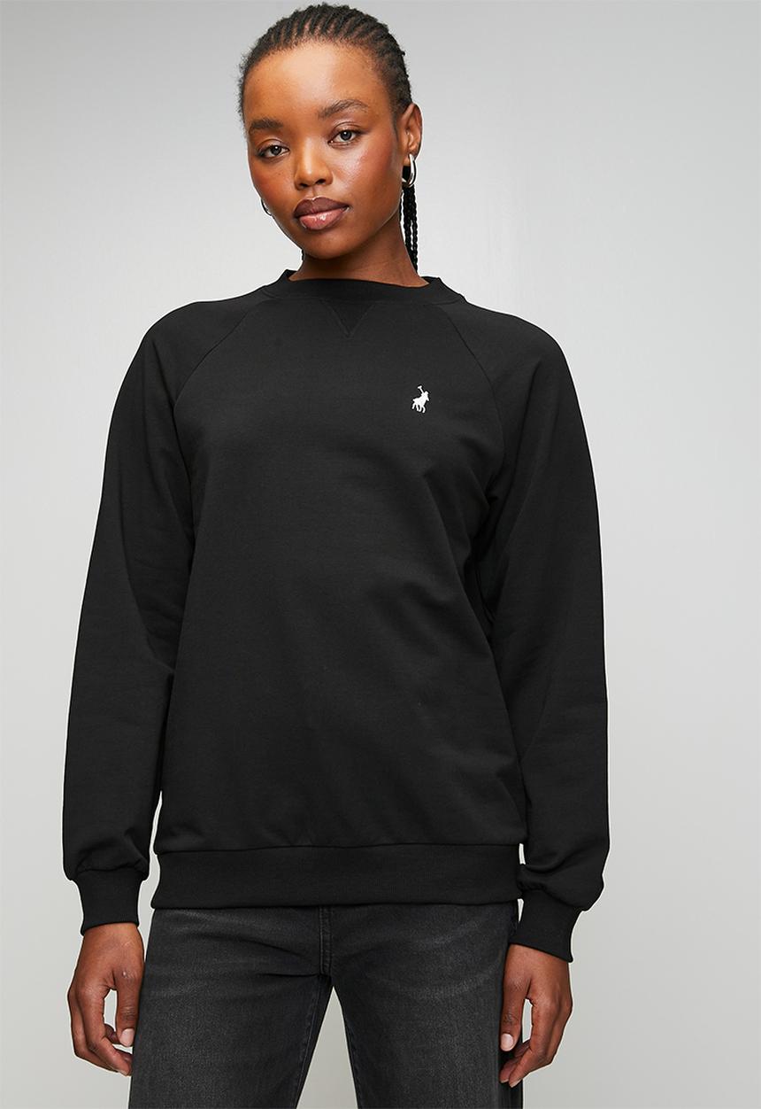 POLO - Wmn Sophia Long sleeve Track Top - Black