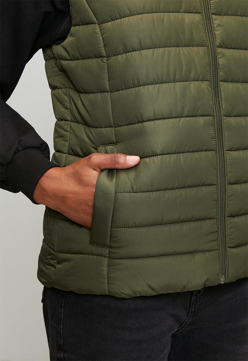 POLO - Wmn Bailey Sl Puffer Jacket - Olive