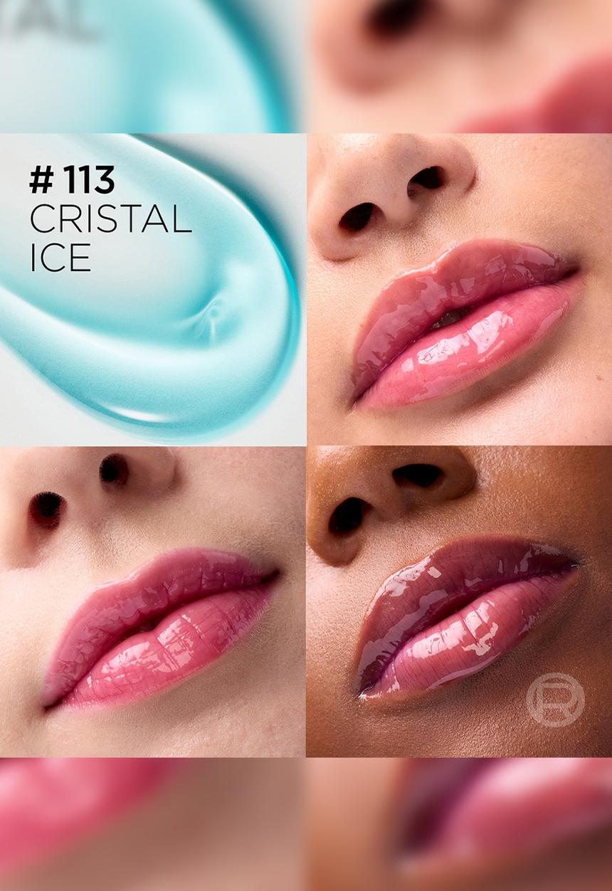 L'Oreal Paris - Plump Ambition PH Hyaluron Lip Oil - 113 Cristal Ice