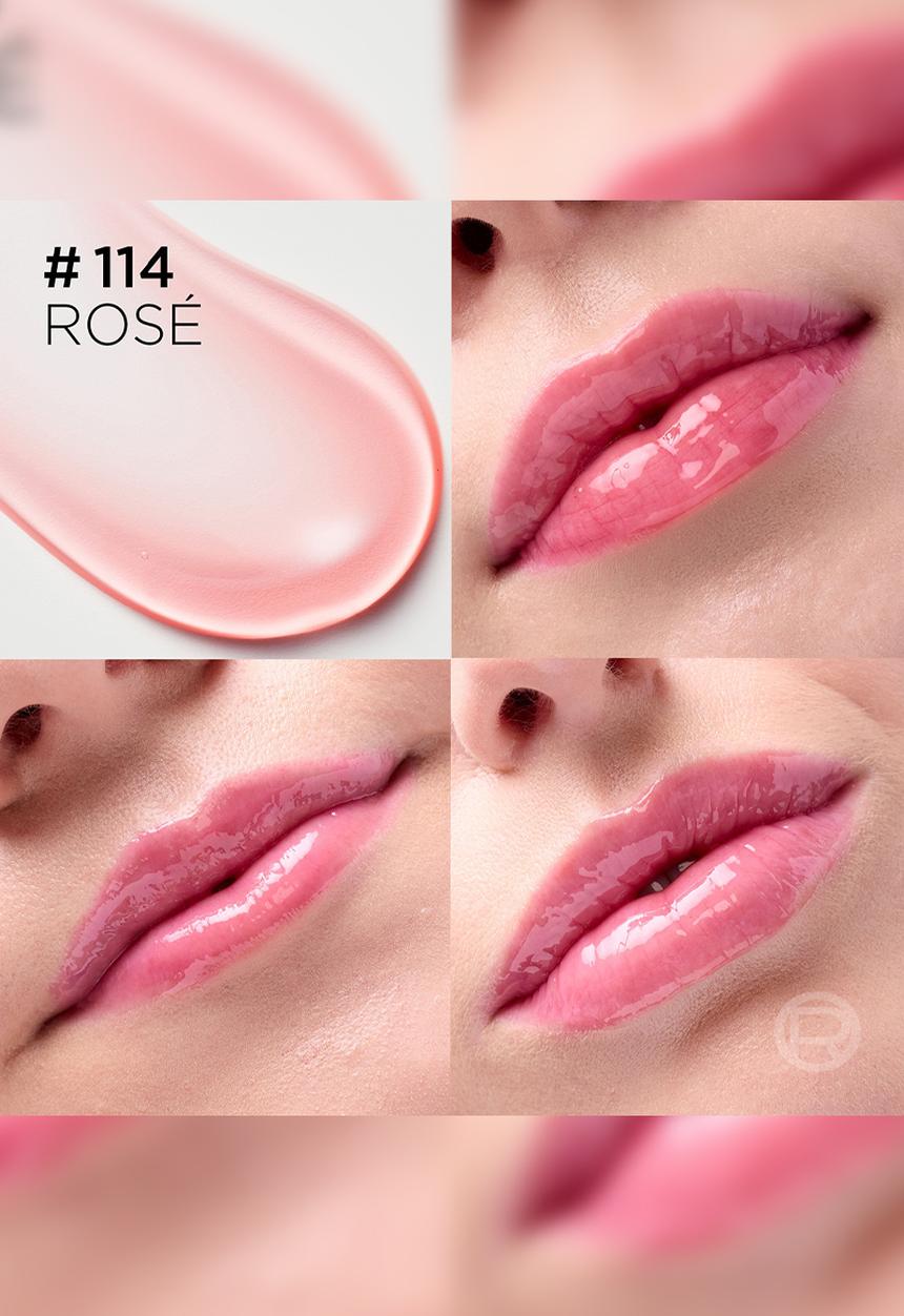 L'Oreal Paris - Plump Ambition PH Hyaluron Lip Oil - 114 Rose