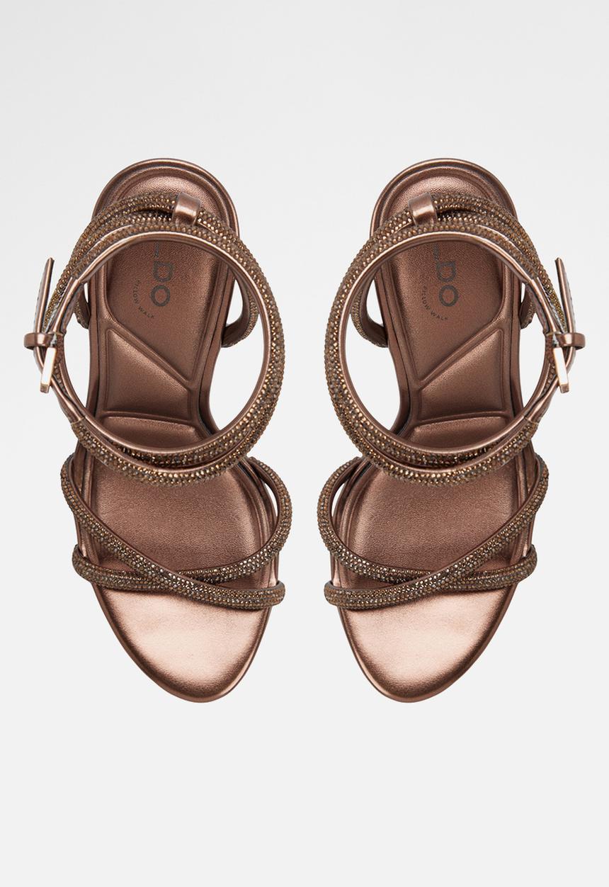 ALDO - Manaelden ankle strap heel - bronze
