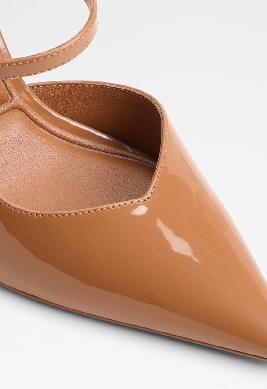 ALDO - Vivenne ankle strap heel - medium brown