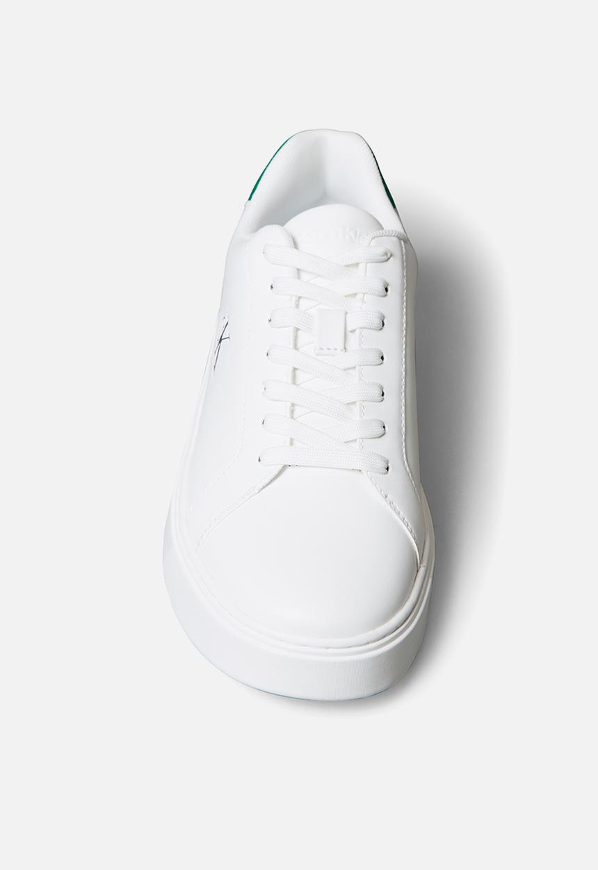 Calvin Klein - Classic Cup Laceup - Bright White/Deco Green