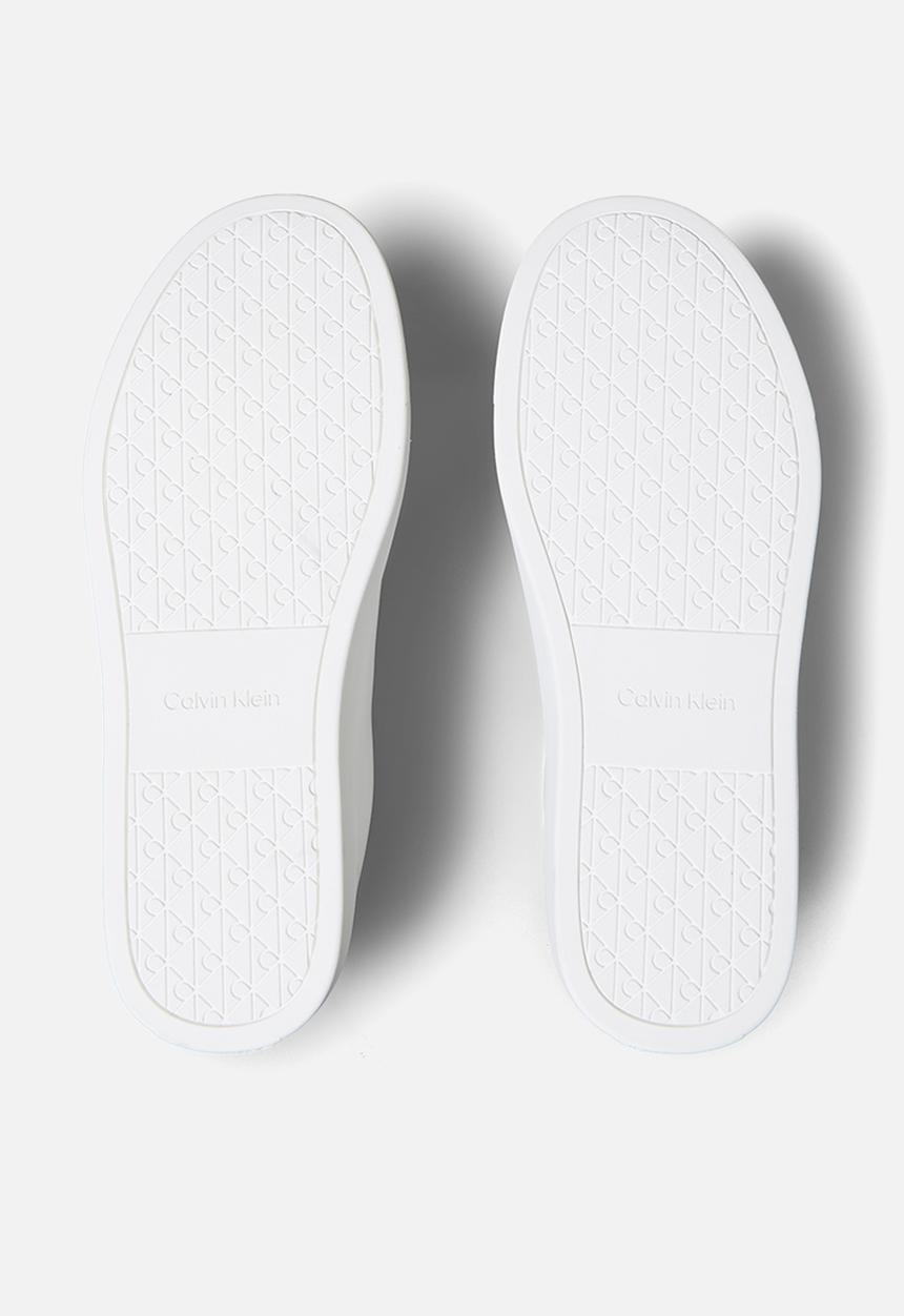 Calvin Klein - Classic Cup Laceup - Bright White/Deco Green