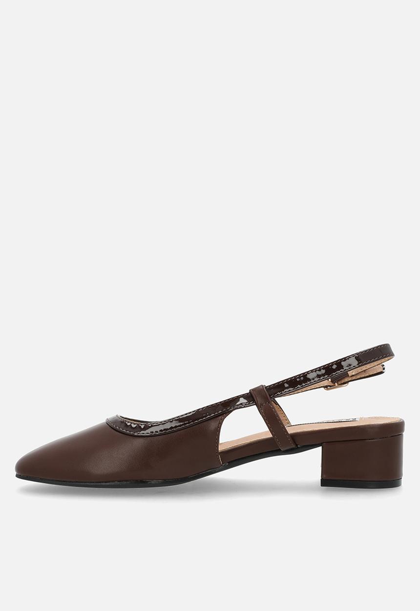 Madison® - Oksana slingback heel - chocolate