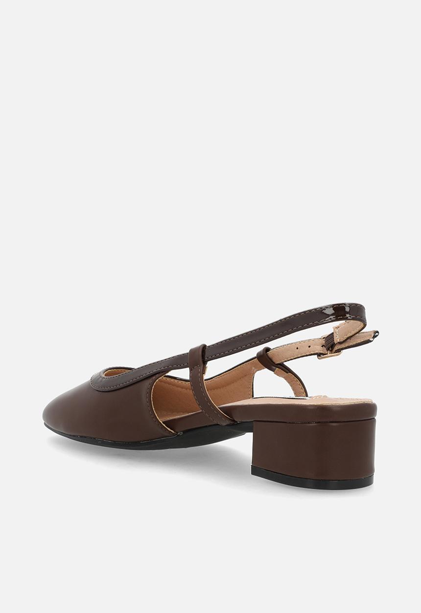Madison® - Oksana slingback heel - chocolate