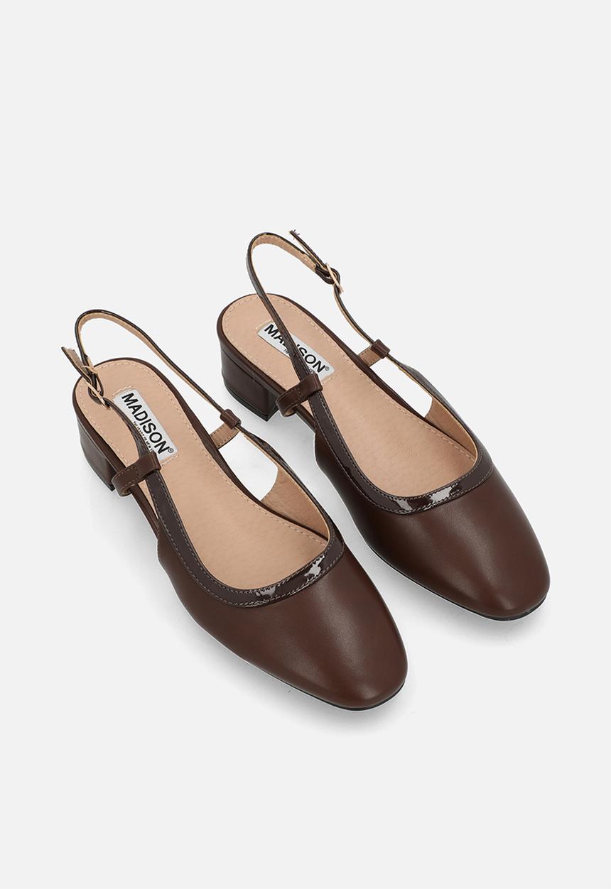 Madison® - Oksana slingback heel - chocolate