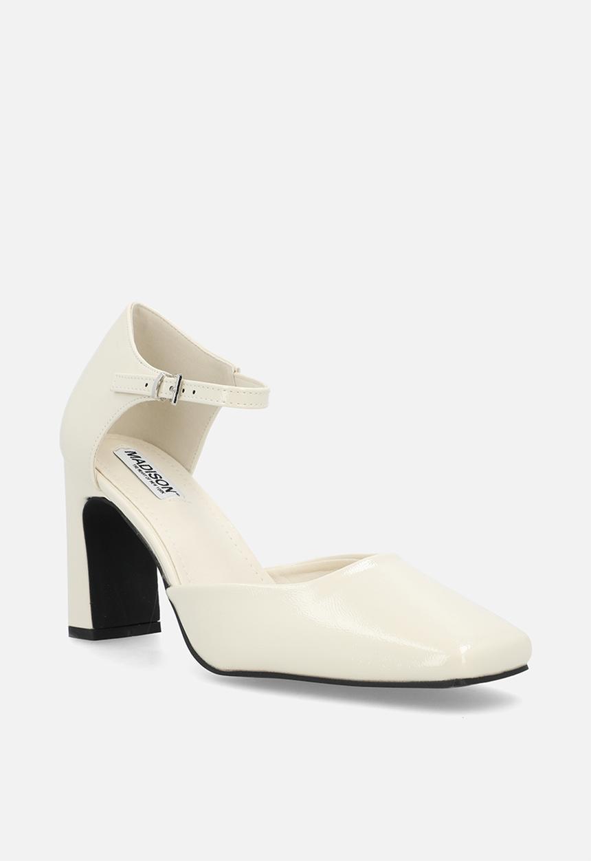 Madison® - Odessa ankle strap heel - off white