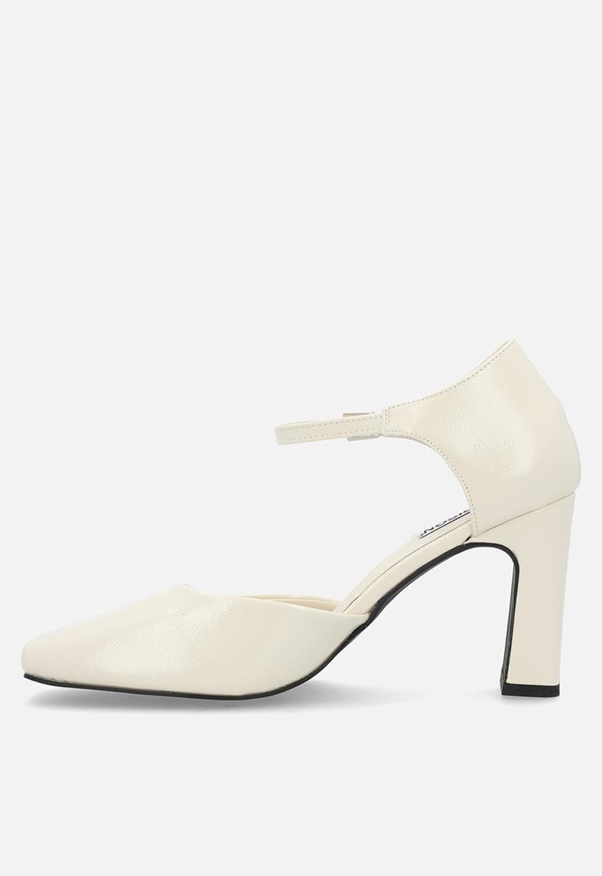 Madison® - Odessa ankle strap heel - off white
